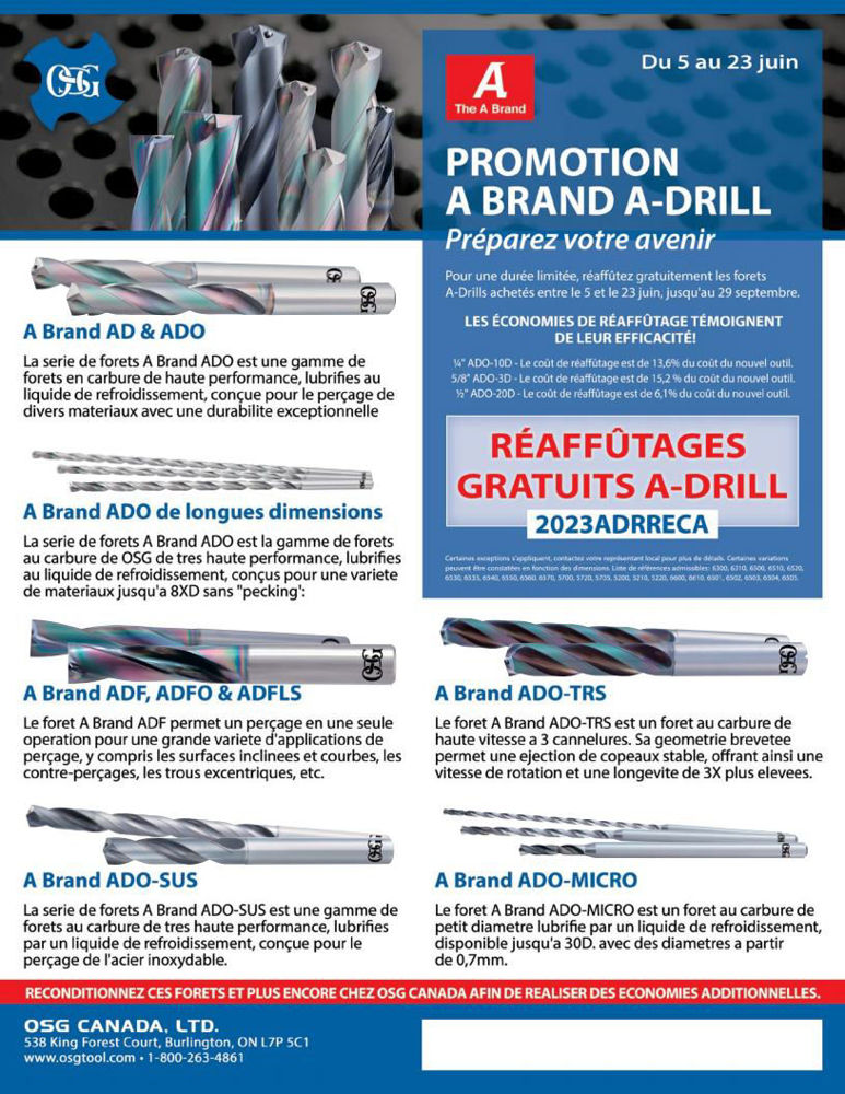A Drill Promo Flyer Page 1 French